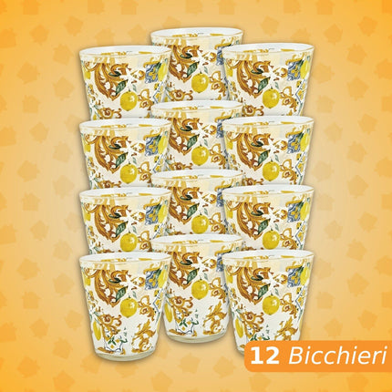 Arca Set Bicchieri Acqua Design Limone (270Ml): La Freschezza Agrumata Sulla Tua Tavola