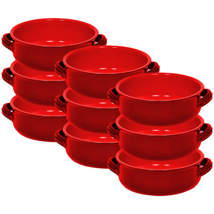 Benegiamo Set 9 Mini Tegami Terracotta Per Fornello Gas Forno Ø 8 Cm