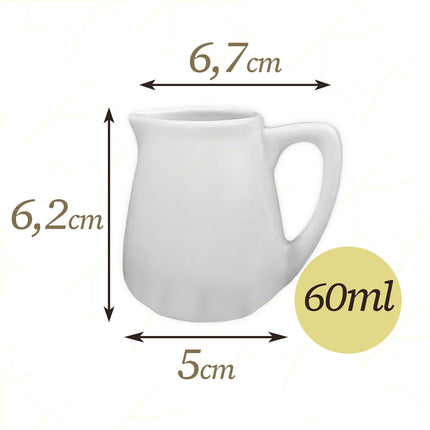 Set Lattiere Porcellana Mini Piccole Medie Grandi Per Casa Catering Ristoranti