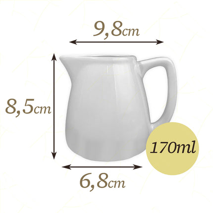 Set Lattiere Porcellana Mini Piccole Medie Grandi Per Casa Catering Ristoranti