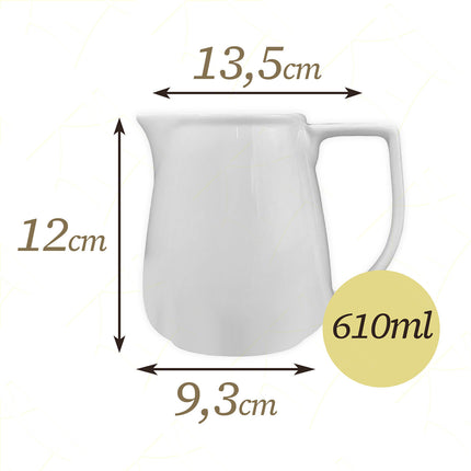 Set Lattiere Porcellana Mini Piccole Medie Grandi Per Casa Catering Ristoranti