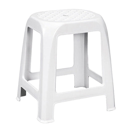 Sgabello Elfo Alto In Plastica Resistente Giardino Stanza Da Letto 41X35X46H Cm