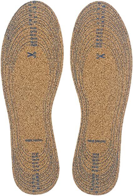 Solette Scarpe Suolette Per Piedi Comode Plantari Anti-Odore Tutte Le Misure Anti-odore Sughero Jumbo