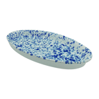 29 × 15 × 3,5h cm / Schizzato Blu