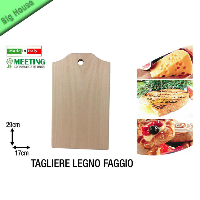 Tagliere Salumi E Formaggi Legno Di Faggio Meeting Pancetta Lardo Di Colonnata