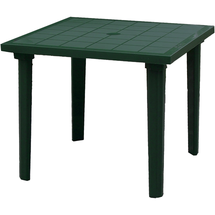 Bica Tavolo Quadrato Polipropilene Resina Weekend 80X80Cm Resistente Per Esterni