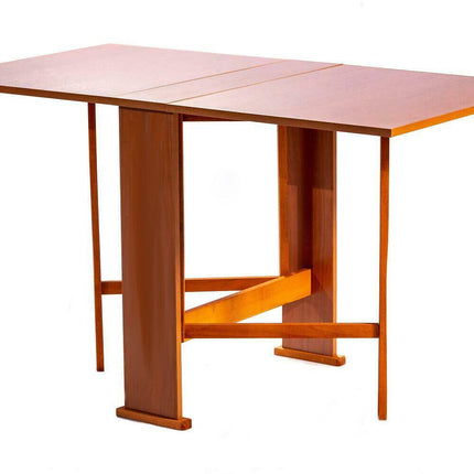 Tavolo Pieghevole Susanna Legno Cucina Pranzo Salvaspazio Monolocale 75 × 140 cm