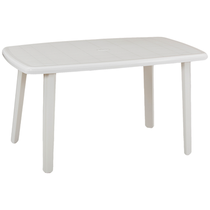 Bica Tavolo Plastica Grande Lungo Rettangolare Giardino Esterni 85×137×72H Cm Robusto