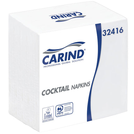 Carind Tovaglioli Cocktail: 100 Pezzi, 24X24Cm, 2 Veli, Colorati (Napkin)
