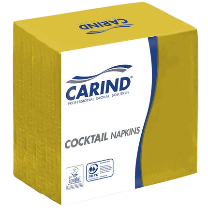 Carind Tovaglioli Cocktail: 100 Pezzi, 24X24Cm, 2 Veli, Colorati (Napkin)