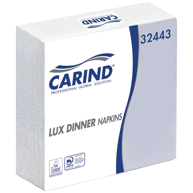 Carind Tovaglioli Grandi: 40 Pezzi, 40X40Cm, 3 Veli, Colorati Ed Eleganti Bianco Carind