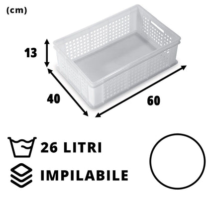 Giganplast Vaschette Contenitori Cassette Forate Per Frutta Verdura Pasta Fresca Congelare