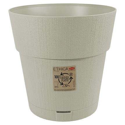 Stefanplast Vaso da Giardino Ethica Plastica Riciclata con Riserva D’acqua e Terriccio Stefanplast