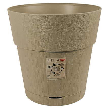 Stefanplast Vaso da Giardino Ethica Plastica Riciclata con Riserva D’acqua e Terriccio Stefanplast
