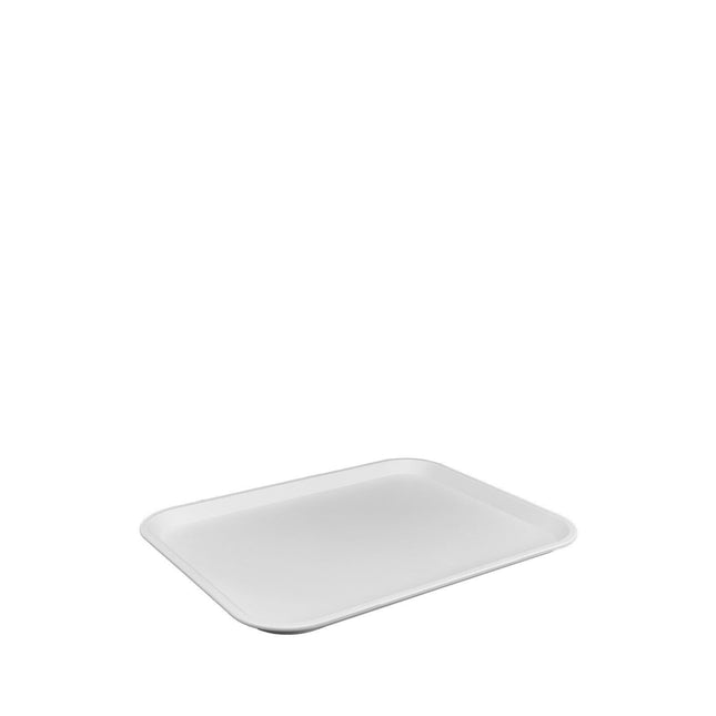 Sicignano Genus Dei Vassoio Plastica Per Ristorante Pizzeria Tavola Calda Fast Food 34,5×27 Cm 180G Bianco Casalinghi Sicignano