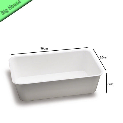 Belli & Forti Vassoio Vaschetta Catering Varie Misure Per Trasporto Esposizione Alimenti Feste 30X20X8h Belli & Forti