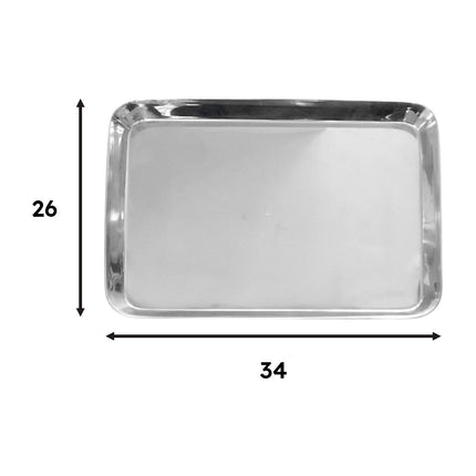 Ilsa Vassoio da Vetrina Cm.34x26 Acciaio Inox Ilsa