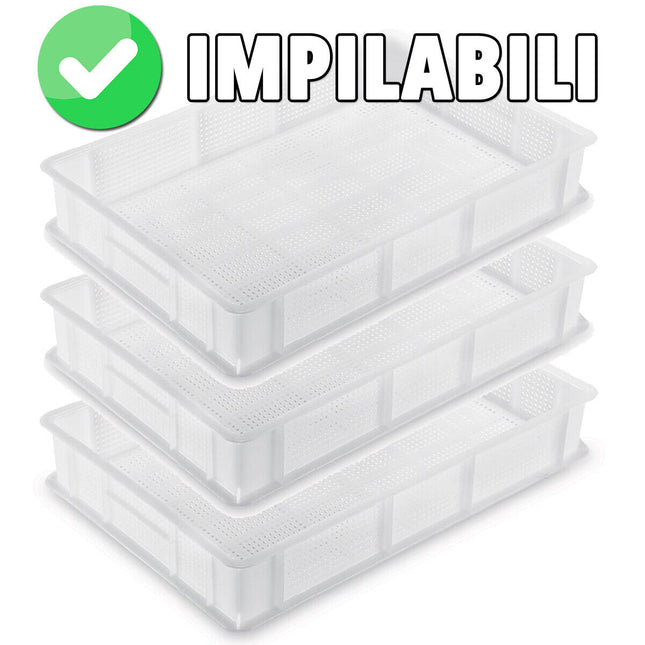 Giganplast Vaschette Contenitori Cassette Forate Per Frutta Verdura Pasta Fresca Congelare Horeca Giganplast