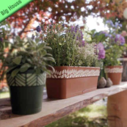 Vaso Fioriera Rettangolare Da Giardino Balcone Balconetta Lungo Grande Per Fiori