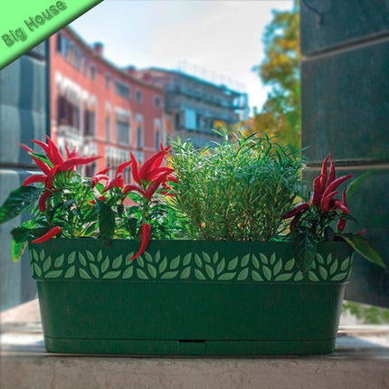 Vaso Fioriera Rettangolare Da Giardino Balcone Balconetta Lungo Grande Per Fiori
