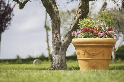 Vaso Fioriera Da Esterno Resina Teknoplast Festonato Imbruneta Piante Fiori