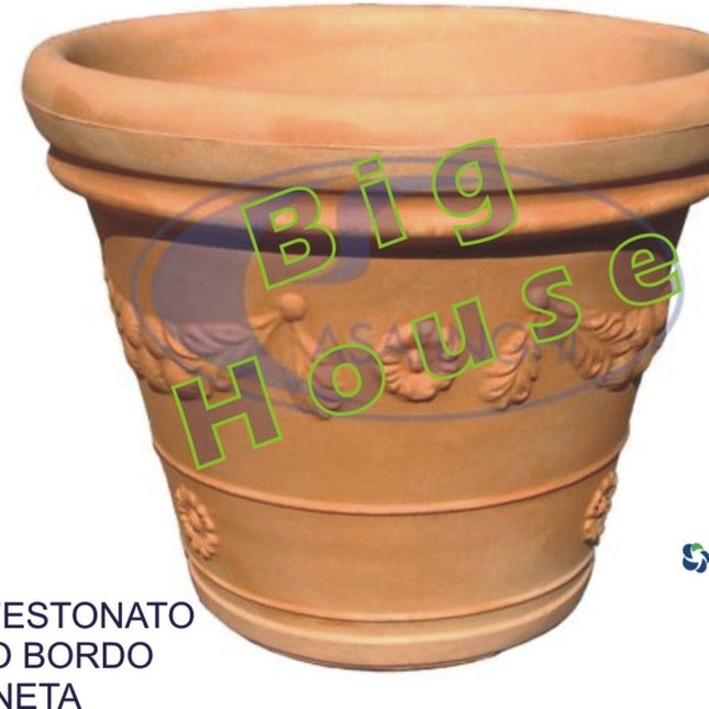 Vaso Fioriera Da Esterno Resina Teknoplast Festonato Imbruneta Piante Fiori