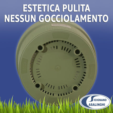 Stefanplast Vaso da Giardino Ethica Plastica Riciclata con Riserva D’acqua e Terriccio Stefanplast