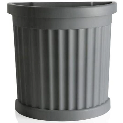 Vaso 'roma' cm 27 x 52 x h 49 lt. 35 - grigio