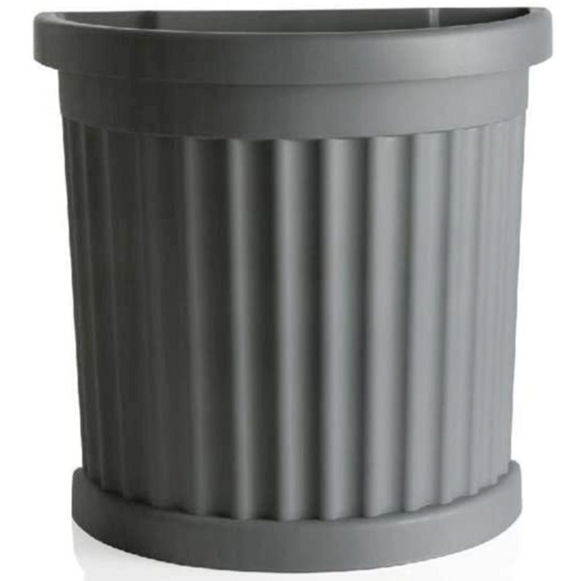 Vaso 'roma' cm 27 x 52 x h 49 lt. 35 - grigio