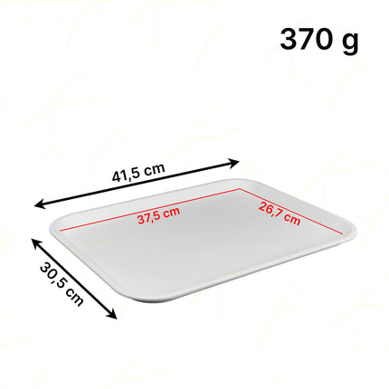 Sicignano Genus Dei Vassoio Fast Food Paninerie Pizzerie 41,5X30,5 Cm 370G Plastica Made In Italy