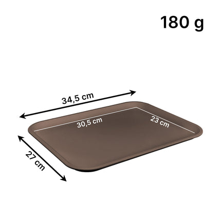 Vassoio Plastica per Ristorante Pizzeria Tavola Calda Fast Food 34,5×27 cm 180g