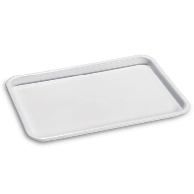 Giganplast Vassoio Rettangolare Self-Service Mensa Buffet Gilly Con Angoli Smussati Bianco
