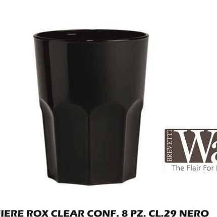 Barprofessional Vetro Rox 30 Cl, Colore: Nero, Piccolo Brevetti WAF