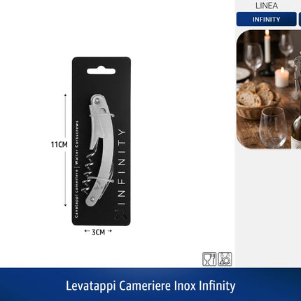 LEVATAPPI CAMERIERE INOX INFINITY Zanetti