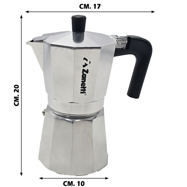 Caffettiera Mama con Scatola in Vari Misure per Diverse Tazze di Caffè