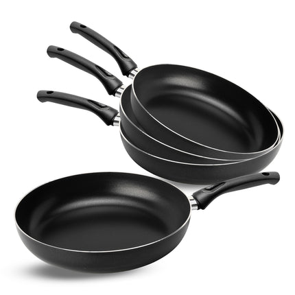 Padella Alta Saltapasta Zanetti Jumbo Made in Italy | Alluminio Leggero Antiaderente Greblon PFOA Free | Bordo Extra Anti-Schizzo 6,5 cm per Fornelli Gas e Vetroceramica | Selettore Misure Ø 18-32 cm Zanetti