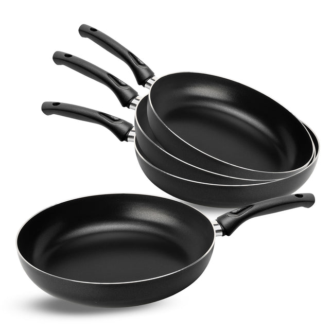 Padella Alta Saltapasta Zanetti Jumbo Made in Italy | Alluminio Leggero Antiaderente Greblon PFOA Free | Bordo Extra Anti-Schizzo 6,5 cm per Fornelli Gas e Vetroceramica | Selettore Misure Ø 18-32 cm Zanetti