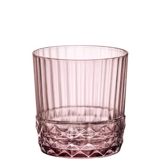Bormioli Rocco Bicchiere America '20s DOF Lilac Rose: Il Fascino del Decò sulla Tua Tavola - Tutto Tutto Meno Meno
