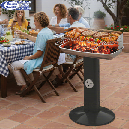 Barbecue a Carbonella in Acciaio con Accessori – Da Esterno Casalinghi Sicignano