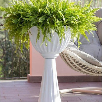 Bama Colonna Alba Ø43X74,5H Vaso Decorativo 20L Per Esterni E Interni