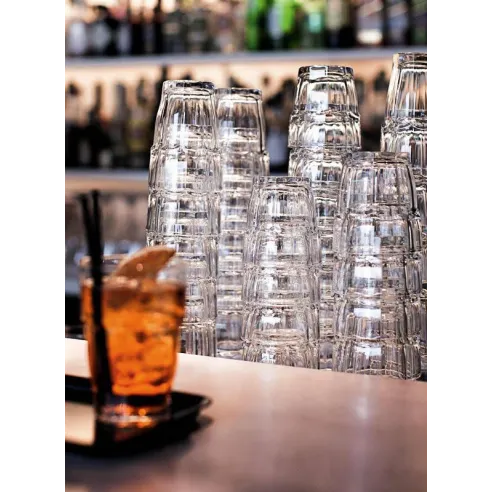 Bormioli Rocco Bicchiere Rock Bar Set in Diverse Capacities for Bar and Drinkware Use Bormioli Rocco