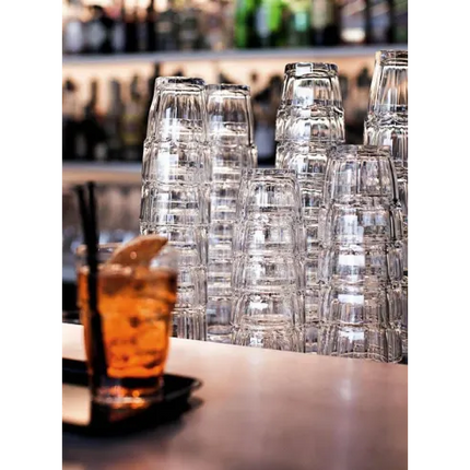 Bormioli Rocco Bicchiere Rock Bar Set in Diverse Capacities for Bar and Drinkware Use Bormioli Rocco
