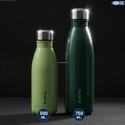 Borraccia Termica in Acciaio Inox 500/750 ml – Doppia Parete, Colori Assortiti, Bevande Fredde 24h e Calde 12h Borella Casalinghi srl