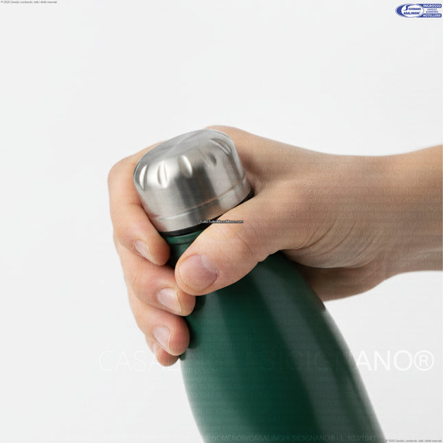 Borraccia Termica in Acciaio Inox 500/750 ml – Doppia Parete, Colori Assortiti, Bevande Fredde 24h e Calde 12h Borella Casalinghi srl