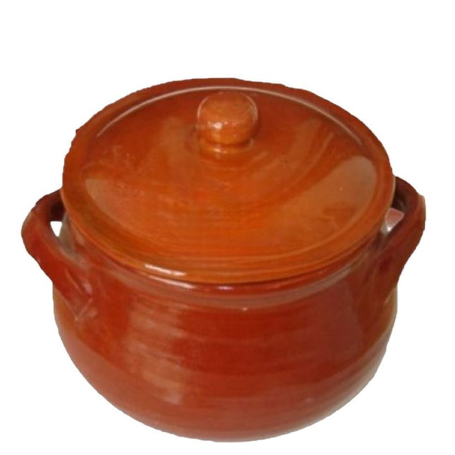 Pentola Bombata Con Coperchio Cm.26
