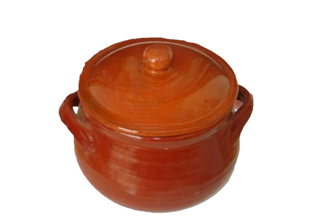 Pentola Bombata Con Coperchio in Diverse Dimensioni per Cucina e Preparazioni Culinarie Casalinghi Sicignano
