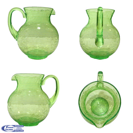 Set Total Look Verde: Caraffa e Bicchieri Tumbler in Acrilico Infrangibile Arca