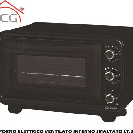 Dcg Fornetto Elettrico Ventilato Con Interno Smaltato 35l DCG