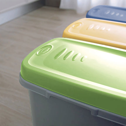Stefanplast Bidone Spazzatura 25L Eco System | Pattumiera Esterno Stefanplast