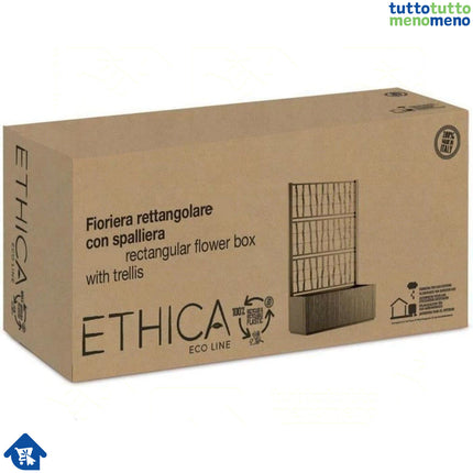 Stefanplast Fioriera Ethica Rettangolare In Plastica Riciclata 80L Stefanplast
